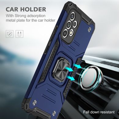 Чехол Protector для Samsung Galaxy A23 / A235 бампер противоударный с подставкой Blue