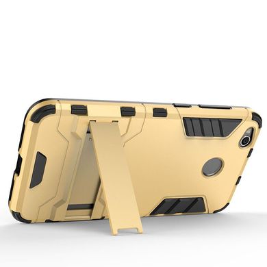 Чехол Iron для Xiaomi Redmi 4X бронированный Бампер Броня Gold