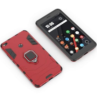 Чехол Iron Ring для Xiaomi Mi Max 2 бронированный бампер Броня Red
