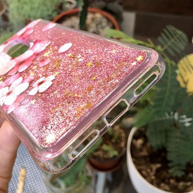 Чехол Glitter для Xiaomi Redmi 5 (5.7") бампер Жидкий блеск аквариум Sakura