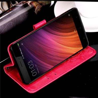 Чохол Clover для Xiaomi Redmi 4X / 4X Pro книжка шкіра PU жіночий Pink