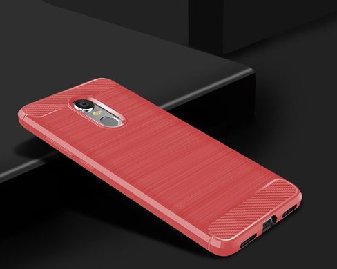 Чохол Carbon для Xiaomi Redmi 5 Plus 5.99 "бампер Red