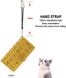 Чехол Embossed Cat and Dog для Iphone 11 Pro Max книжка с визитницей кожа PU желтый