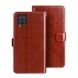 Чехол Idewei для Samsung Galaxy M12 2021 / M127 книжка кожа PU с визитницей коричневый