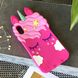 Чехол 3D Toy для Iphone X бампер резиновый Единорог Pink