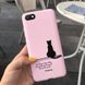 Чохол Style для Xiaomi Redmi 6A Бампер силіконовий рожевий Cat