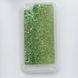 Чехол Glitter для Xiaomi Redmi 4a Бампер Жидкий блеск салатовый