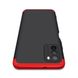 Чохол GKK 360 для Xiaomi Poco M3 бампер оригінальний Black-Red
