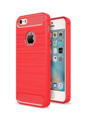 Чехол Carbon для Iphone 5 / 5s Бампер оригинальный Red