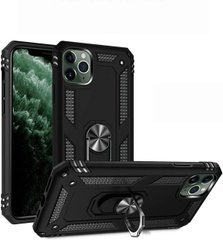 Чехол Shield для Iphone 11 Pro Max бампер противоударный с кольцом Black