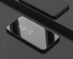 Чехол Mirror для Xiaomi Mi 8 Lite книжка зеркальный Clear View Black