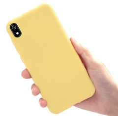 Чехол Style для Xiaomi Redmi 7A бампер силиконовый Желтый