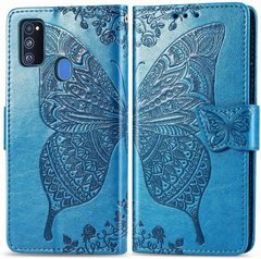 Чохол Butterfly для Samsung M30s 2019 / M307F книжка шкіра PU блакитний