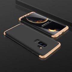Чехол GKK 360 для Samsung S9 Plus / G965 бампер оригинальный накладка Black-Gold