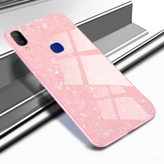 Чехол Marble для Xiaomi Redmi Note 7 / Note 7 Pro бампер мраморный оригинальный Розовый