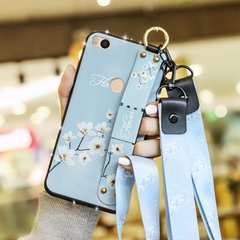 Чехол Lanyard для Xiaomi Mi Max 2 бампер с ремешком Blue