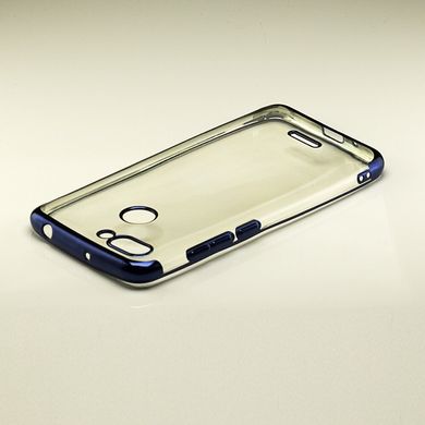 Чехол Frame для Xiaomi Redmi 6 силиконовый бампер Blue
