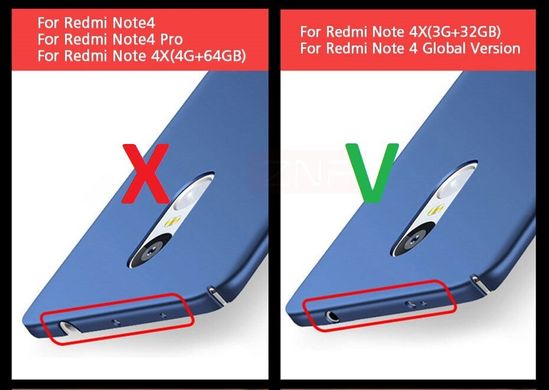 Чехол GKK 360 для Xiaomi для Redmi Note 4X / Note 4 Global Version бампер оригинальный Red