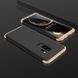 Чехол GKK 360 для Samsung S9 Plus / G965 бампер оригинальный накладка Black-Gold