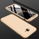Чехол GKK 360 для Samsung J4 Plus 2018 / J415 оригинальный бампер Gold
