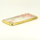 Чехол Luxury для Xiaomi Mi 8 Lite Бампер ультратонкий Gold