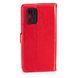 Чехол Idewei для Xiaomi Redmi Note 10 / Note 10S книжка кожа PU красный
