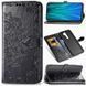 Чехол Vintage для Xiaomi Redmi Note 8 Pro книжка кожа PU черный