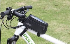 Велосипедная сумка Roswheel 6.3" велосумка для смартфона на раму 12496 L Black