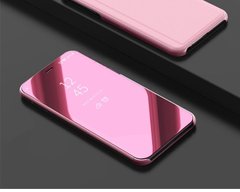 Чехол Mirror для Xiaomi Mi 8 Lite книжка зеркальный Clear View Pink