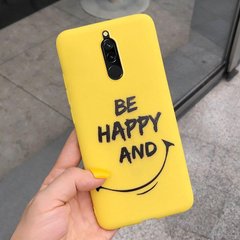 Чехол Style для Xiaomi Redmi 8 Бампер силиконовый Желтый Be Happy