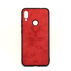 Чехол Deer для Xiaomi Redmi Note 7 / Note 7 Pro бампер накладка Красный