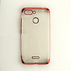 Чехол Frame для Xiaomi Redmi 6 силиконовый бампер Red