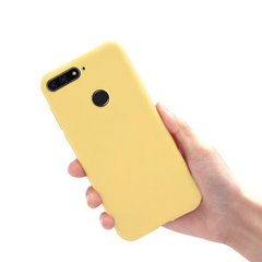 Чехол Style для Huawei Y6 Prime 2018 Бампер силиконовый желтый