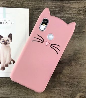 Чохол 3D Toy для Xiaomi Redmi Note 7 / Note 7 Pro Бампер гумовий Cat Pink