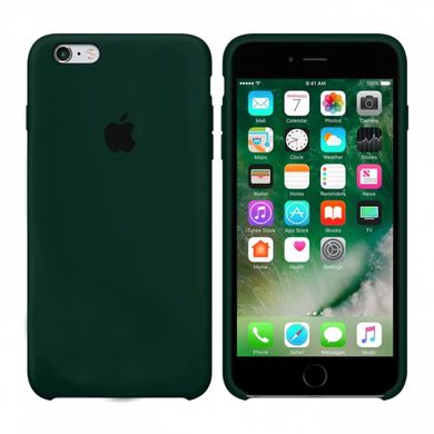 Чехол Silicone Сase для Iphone 6 Plus / Iphone 6s Plus бампер накладка Forest Green