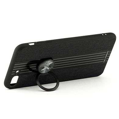 Чехол X-Line для Iphone 7 Plus / Iphone 8 Plus бампер накладка с подставкой Black