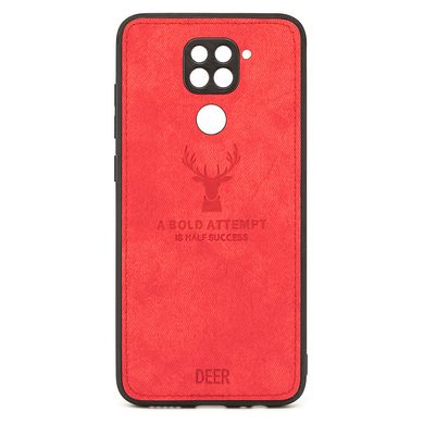 Чехол Deer для Xiaomi Redmi Note 9 бампер противоударный Красный