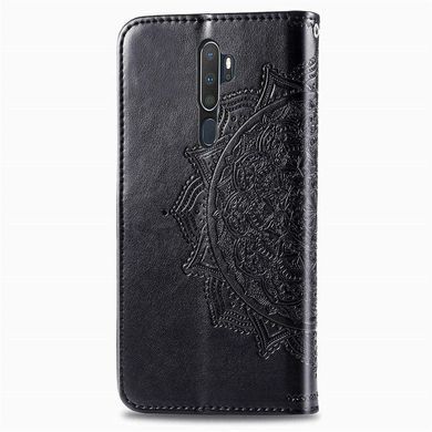 Чехол Vintage для OPPO A5 2020 книжка кожа PU черный