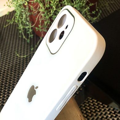Чехол Color-Glass для Iphone 11 бампер с защитой камер White