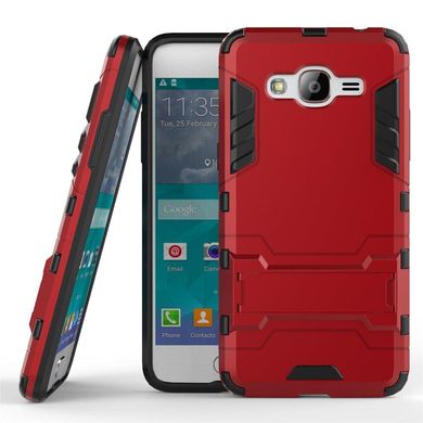 Чехол Iron для Samsung Galaxy Grand Prime G530 / G531 противоударный бампер Red