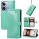 Чехол Vintage для OPPO A40m / CPH2669 книжка кожа PU с визитницей бирюзовый