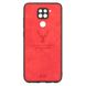 Чехол Deer для Xiaomi Redmi Note 9 бампер противоударный Красный