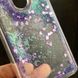 Чехол Glitter для Xiaomi Redmi Note 4x / Note 4 Global version Бампер жидкий блеск фиолетовый УЦЕНКА