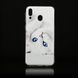 Чехол Print для Samsung Galaxy M20 силиконовый бампер white Cat