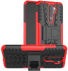 Чехол Armor для Xiaomi Redmi Note 8 Pro бампер противоударный оригинальный красный