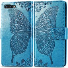 Чехол Butterfly для iPhone 7 Plus / 8 Plus Книжка кожа PU Голубой