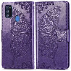 Чохол Butterfly для Samsung M30s 2019 / M307F книжка шкіра PU фіолетовий