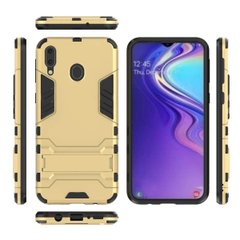 Чехол Iron для Samsung Galaxy A20 2019 / A205F Бампер противоударный Gold