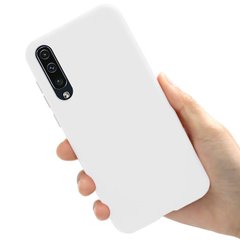 Чехол Style для Samsung Galaxy A50 2019 / A505F силиконовый бампер Белый