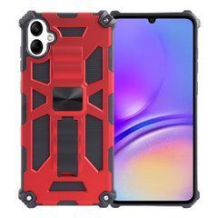 Чехол Shockproof Shield для Samsung Galaxy A05 / A055 бампер противоударный с подставкой Red